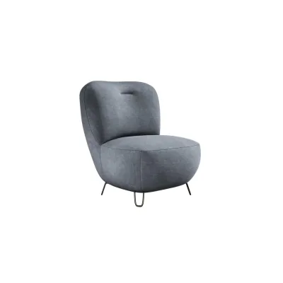 DomoHome Sessel Grau 82x82x66 cm