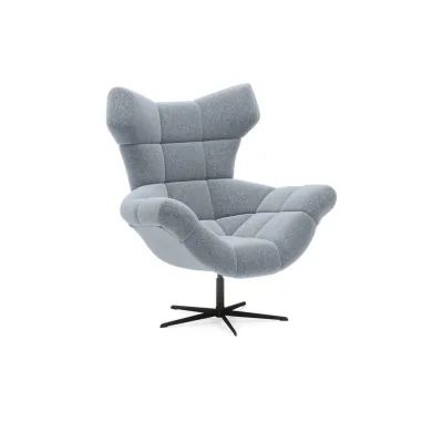 DomoHome Sessel Hellgrau 104x119x84 cm