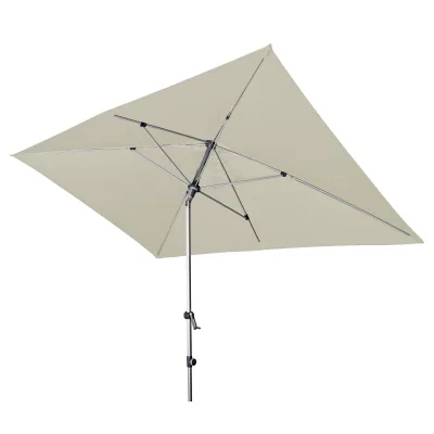 Doppler Sonnenschirm Alu, Greige 300x200 cm