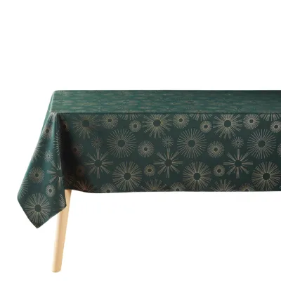 Douceur d´intérieur Tischdecke Dunkelgrün