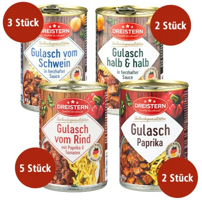 Dreistern Gourmet Gulasch 12x400g