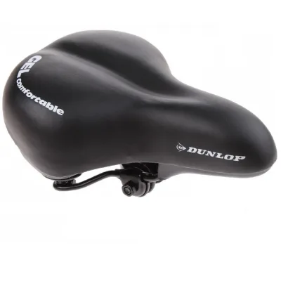 Dunlop Fahrradsattel Schwarz 22x9x27 cm