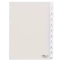 DURABLE Ordnerregister 10 Registerblätter
