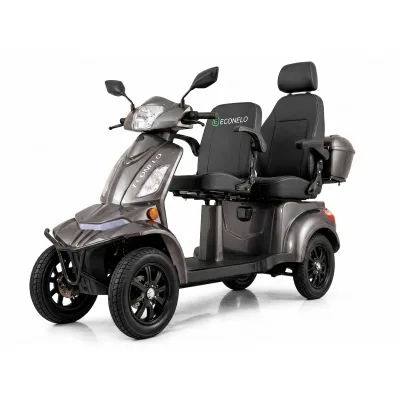 E-Seniorenmobil Vista Quarter-1L, Lithium-Akku, 4-Rad, 1000W, Komfort-Sitz, Grau