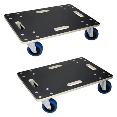 ECD-Germany Transportroller Anthrazit 40x14.5x60 cm