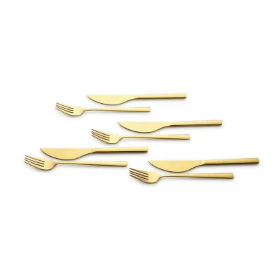 Echtwerk Pizzabesteck Gold