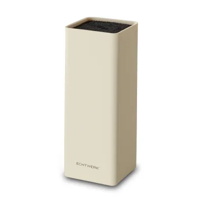 ECHTWERK Universal-Messerblock "square" - creme