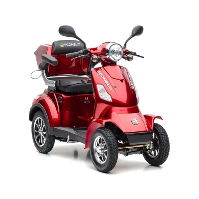 Econelo E-Seniorenmobil Voltrixx, Lithium-Akku, 4-Rad, 1000 Watt, Rot