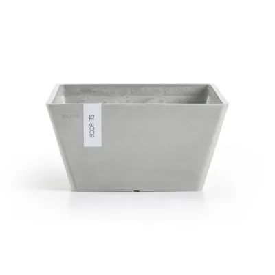 Ecopots Blumentopf Hellgrau 13 cm