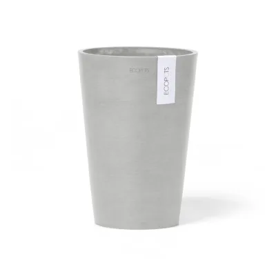 Ecopots Blumentopf Hellgrau 29.8 cm