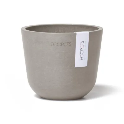 Ecopots Blumentopf Taupe 9.5 cm