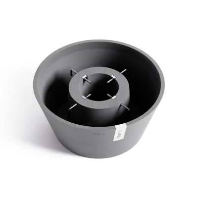 Ecopots Pflanzenständer Grau 24 cm