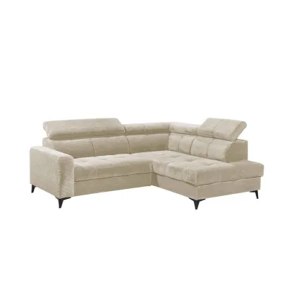 ed exciting design Ecksofa Beige 243x200 cm