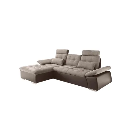 ed exciting design Ecksofa Beige 268x170 cm