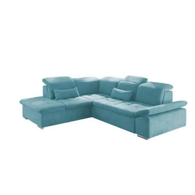 ed exciting design Ecksofa Blau 276x240 cm