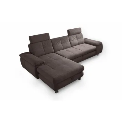 ed exciting design Ecksofa Braun 274x177 cm