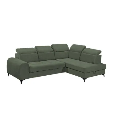 ed exciting design Ecksofa Grün 282x200 cm