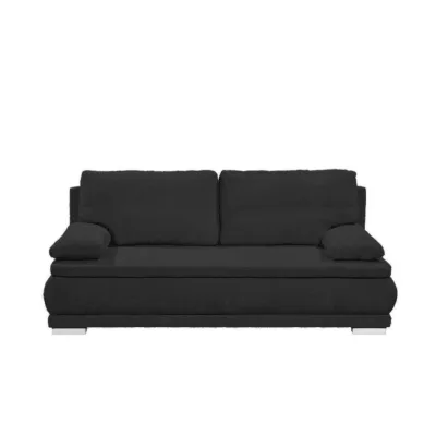 ed exciting design Schlafsofa Schwarz 211x92x108 cm