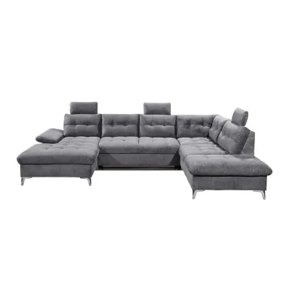 ed exciting design Wohnlandschaft Grau 218x107x324 cm