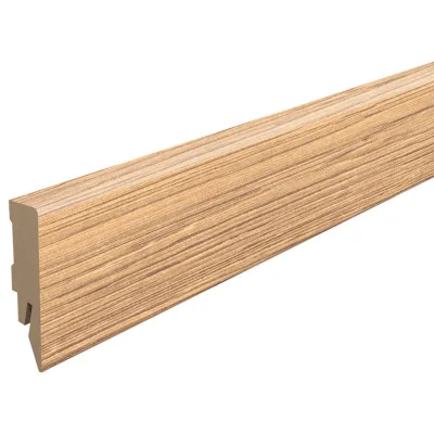 Egger Holzwerkstoffe Sockelleiste Kubische Leiste Braun 1.4x5.8x240 cm