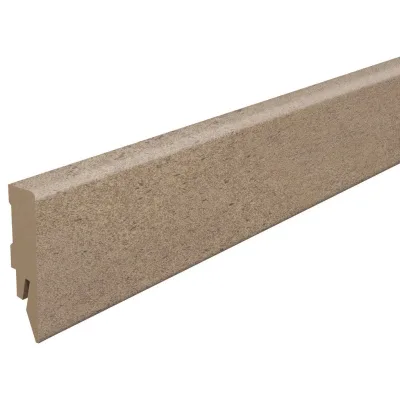 Egger Holzwerkstoffe Sockelleiste Kubische Leiste Hellbraun 1.4x5.8x240 cm