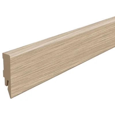 Egger Holzwerkstoffe Sockelleiste Kubische Leiste Hellbraun 1.4x5.8x240 cm
