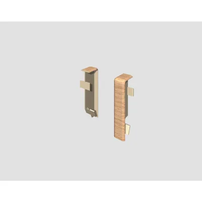 Egger Holzwerkstoffe Sockelleistenverbindungsstück Zwischenstück Braun, Buche 1.2x5.9x1.6 cm