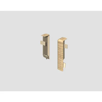 Egger Holzwerkstoffe Sockelleistenverbindungsstück Zwischenstück Eiche, Hellbraun 1.2x5.9x1.6 cm