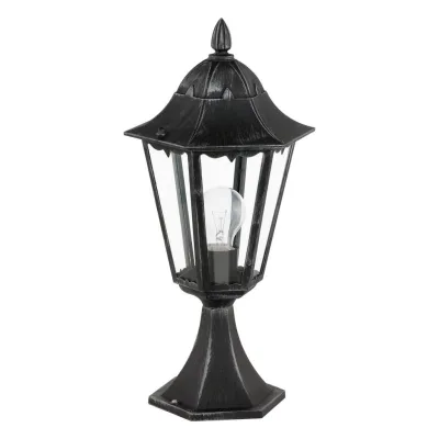 Eglo Pollerleuchte Klar, Schwarz, Silber 23 cm