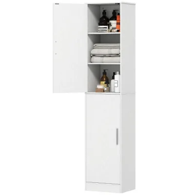 Ej. Life Badezimmerschrank Weiß 35x180x40 cm