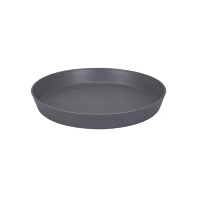 Elho Untersetzer 'Loft Urban round 34', anthrazit, ca. Ø 34 x H 4,4 cm