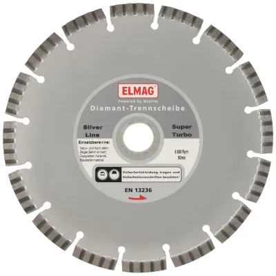 ELMAG Diamantscheibe 350 mm, PREMIUM LINE - ASPHALT (Bohrung: 25,4 mm) (speziell für Fugenschneider)