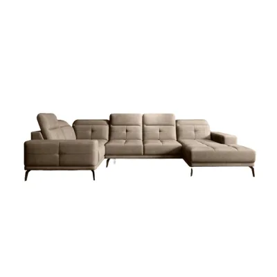 Eltap Wohnlandschaft Hellbraun 350x77x210 cm