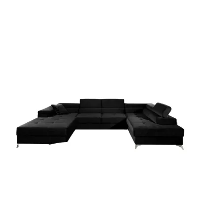 Eltap Wohnlandschaft Schwarz 202x90x345 cm