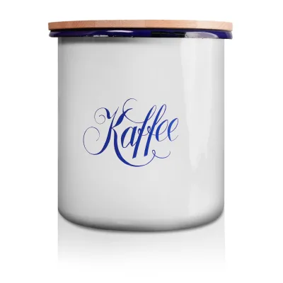 Dose "Kaffee" Serie HUSUM emailliert, 3,5 Liter