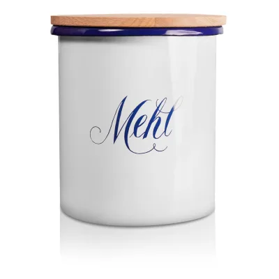 Dose "Mehl" Serie HUSUM emailliert, 1,6 Liter