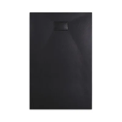 Emke Duschwanne Schwarz 140x2.6x90 cm
