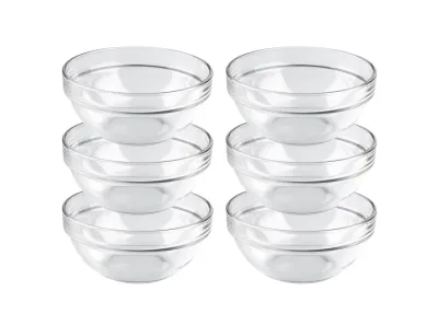 Luminarc Schüssel 14 cm 6-er Set EMPILABLE Transparent