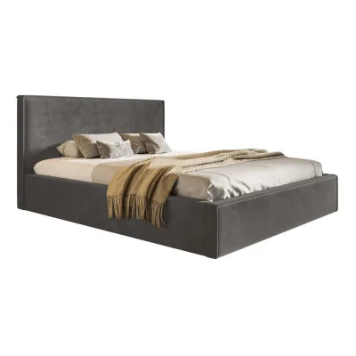 Emporius Doppelbett Dunkelgrau 140x200 cm