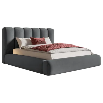 Emporius Doppelbett Dunkelgrau 180x200 cm