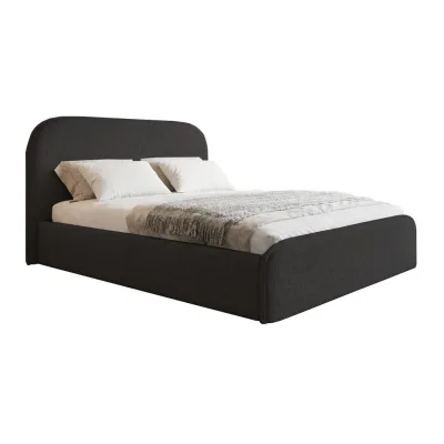 Emporius Doppelbett Schwarz 160x200 cm