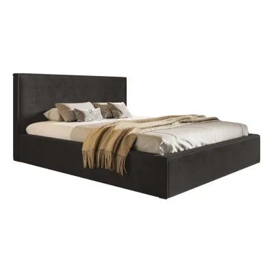 Emporius Doppelbett Schwarz 200x200 cm