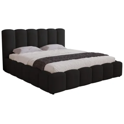 Emporius Polsterbett Schwarz 160x200 cm