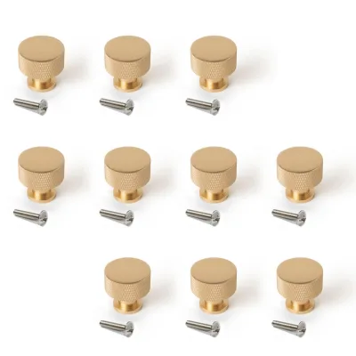 Emuca Möbelknöpfe Messing 3x3x3 cm