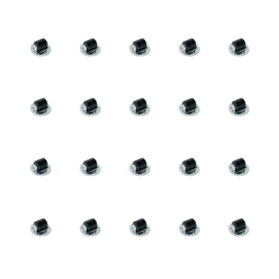 Emuca Rollen Zink 2.6x2x2.6 cm