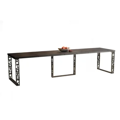Endo-Moebel Esstisch Graphit 80x76x130 cm