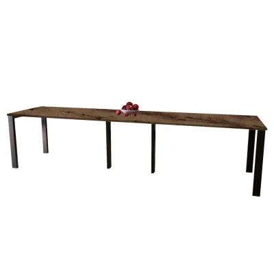 Endo-Moebel Esstisch Mooreiche 80x76x130 cm