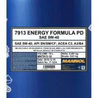 ENERGY FORMULA PD
