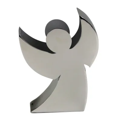 Engel, silber, Edelstahl, Höhe ca. 34 cm