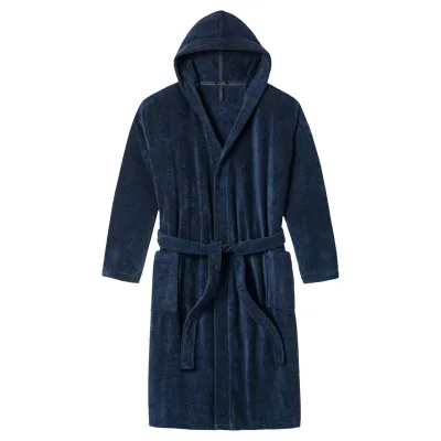 Schiesser Bademantel Blau